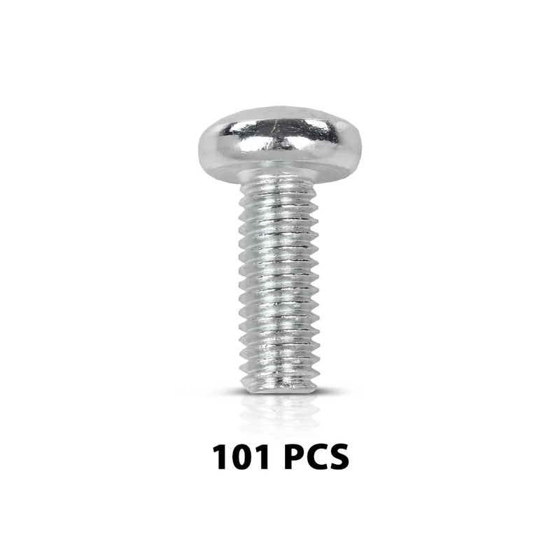 cnnell 100 License Plate Screws Fit Toyota Honda LX Phillips Pan Head Metric (100 Per Pack) - Image 2